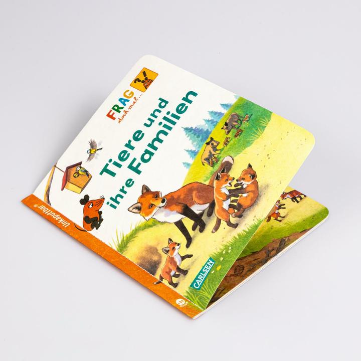 Produktbild Unkaputtbar: Frag doch mal die Maus: Tiere und ihre Familien (Deutsch, Jennifer Coulmann, Petra Klose, 2024)