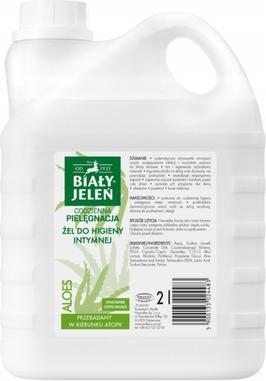Biały Jeleń White Deer Aloe Vera Intimhygiene-Gel Nachfüllpackung 2 Liter (2000 ml, Intimgel)