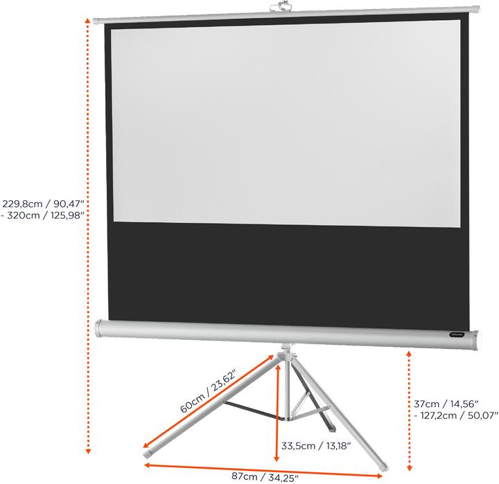 Productafbeelding Celexon Economy statiefscherm - Projectiescherm met statief - 280 cm (110") (110.24", 16:9)