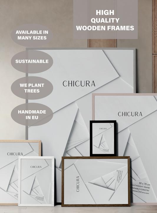 ChiCura Struttura in legno - Vetro (50 x 70 cm)