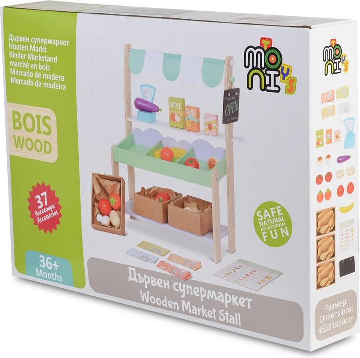 Actual product image Moni Market stall