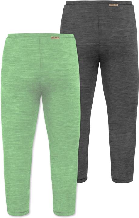 Actual product image Normani 2-pack baby merino pants with feet - 9539 (80)