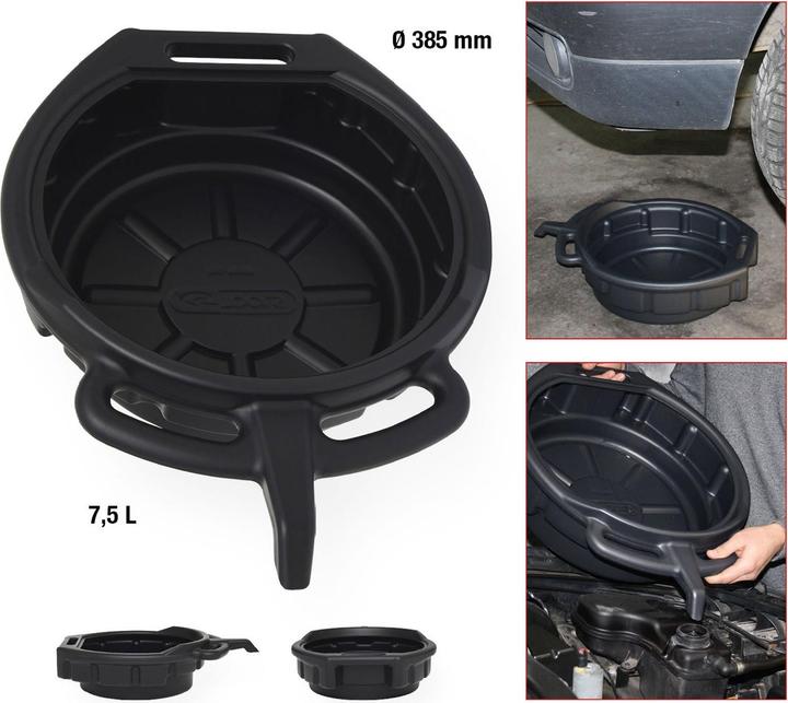 Produktbild KS Tools Ölauffangwanne 7,5 Liter, Ã˜ 385 mm