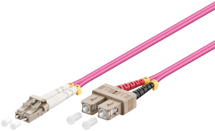 Produktbild Goobay LWL Kabel, Multimode (OM4) Violett, 3 m (S/UTP, CAT7, 3 m)