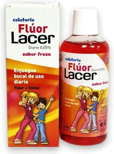 Immagine prodotto Lacer Lacera c Fluoro 0 05 Fragola Collutorio 500ml (500 ml, Collutorio)