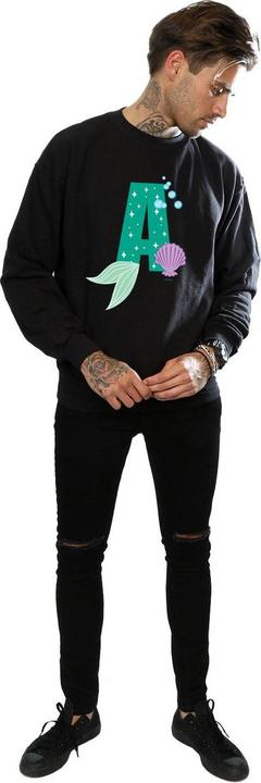 Actual product image Disney Mens Alphabet A Is For Ariel Sweatshirt (M)