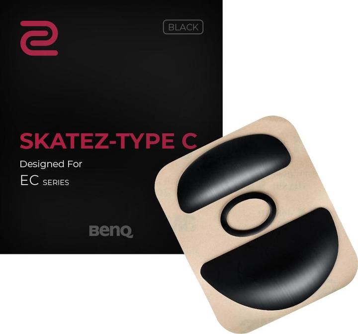 Produktbild BenQ Zowie skatez type c black mousefeet for ec series black teflon 0.6mm thickness