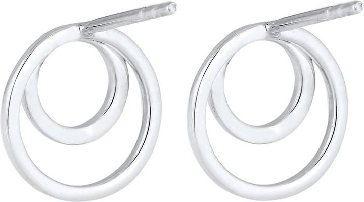 Immagine prodotto Elli Orecchini a cerchio Anelli Basic Geo Minimal Argento 925 (Argento 925)