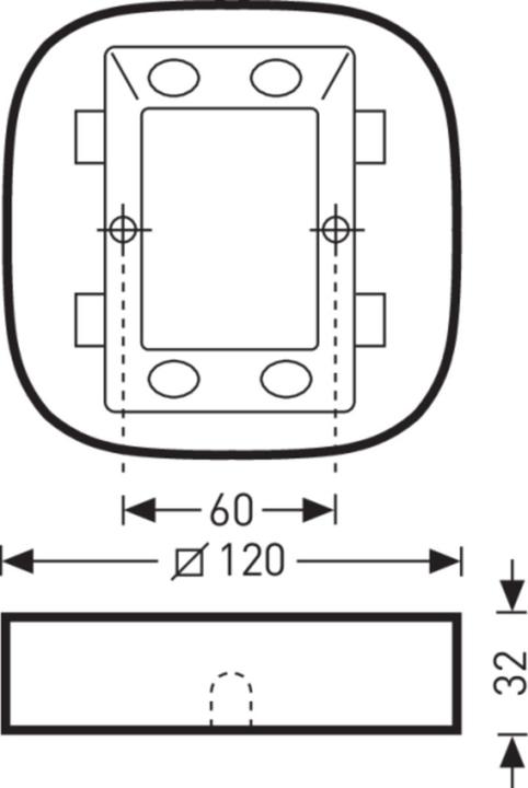 Actual product image Trilux Adapter LiveLink Sensor AP BOX (Various)