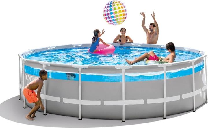 Actual product image Intex 16ft X 48in Klarsichtprisma Rahmen Premium Pool (488 x 122 cm)