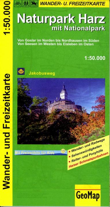 Produktbild Naturpark Harz mit Nationalpark 1:50.000