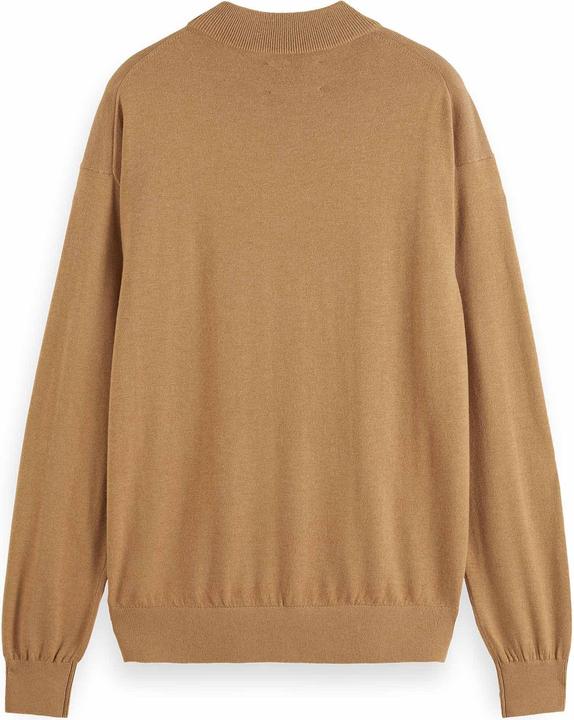 Actual product image Scotch & Soda Core - Dropped Shoulder Mock Neck Pullover (L)