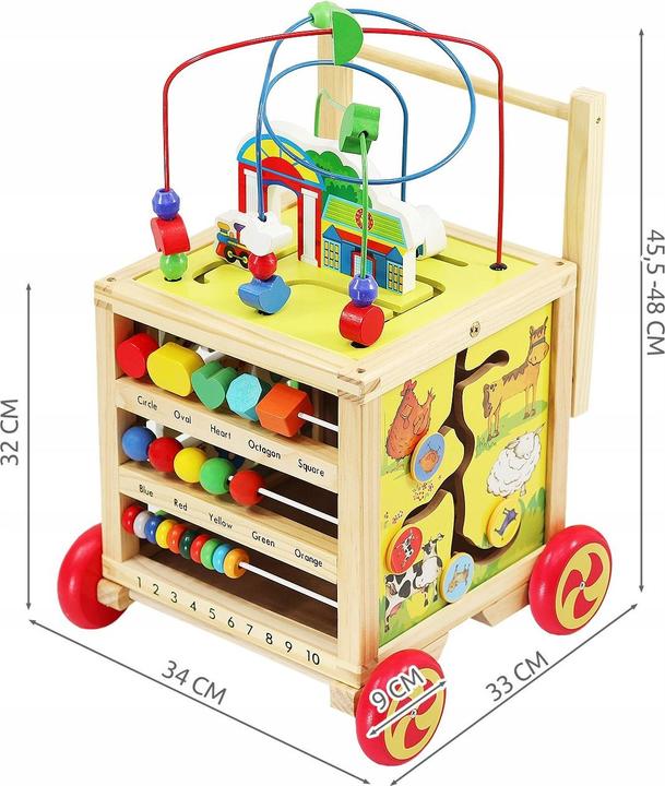Produktbild Kruzzel Holzwagen für Kinder