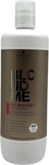 Actual product image Schwarzkopf Blondme (1000 ml, Liquid shampoo)