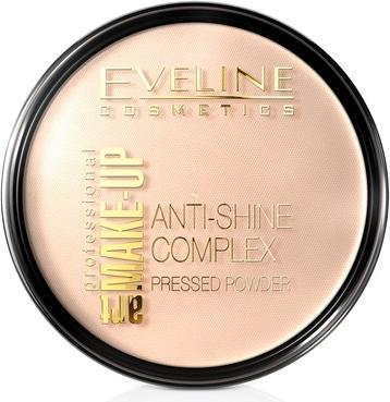Eveline Art Makeup Anti-Shine Complex Pressed Powder Mattifying Mineral Powder From Silk 32
