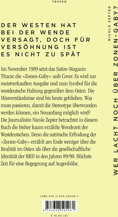 Image du produit Qui se moque encore de Zonen-Gaby? (Allemand, Nicole Sceptre, 2022)