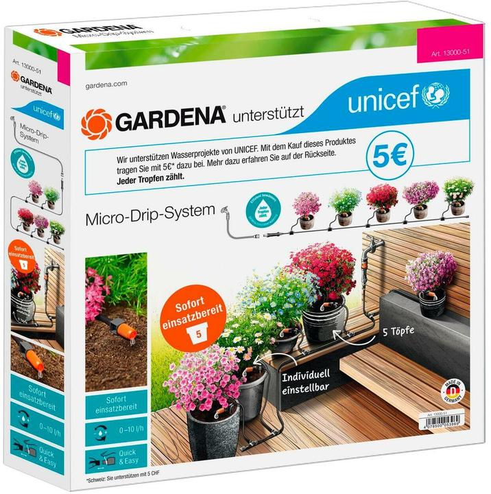 Productafbeelding Gardena Micro Druppel Systeem (Set druppelirrigatie)