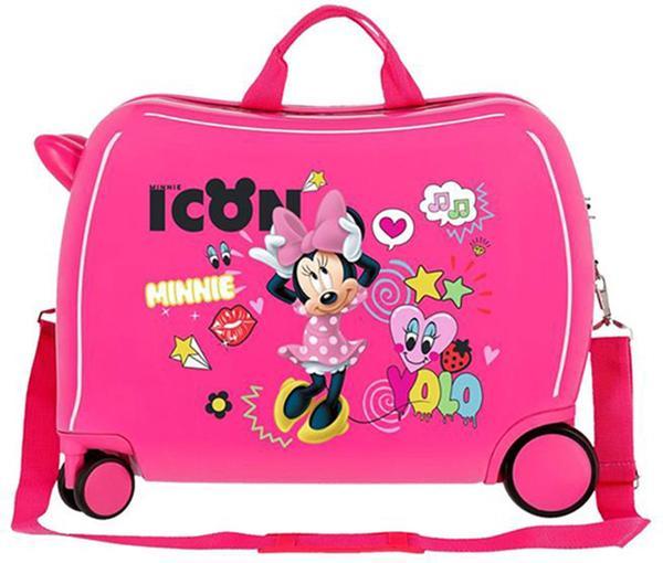 Produktbild Disney Rolling Koffer 4 Räder geniessen Minnie Mouse Icon Roze (Handgepäck (bis 50l))
