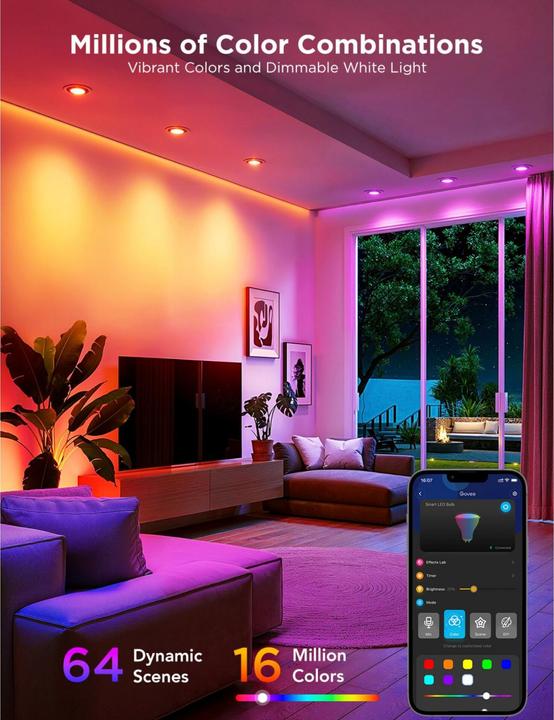 Produktbild Govee Bulb (GU10, 4.80 W, 400 lm, 2 x, F)