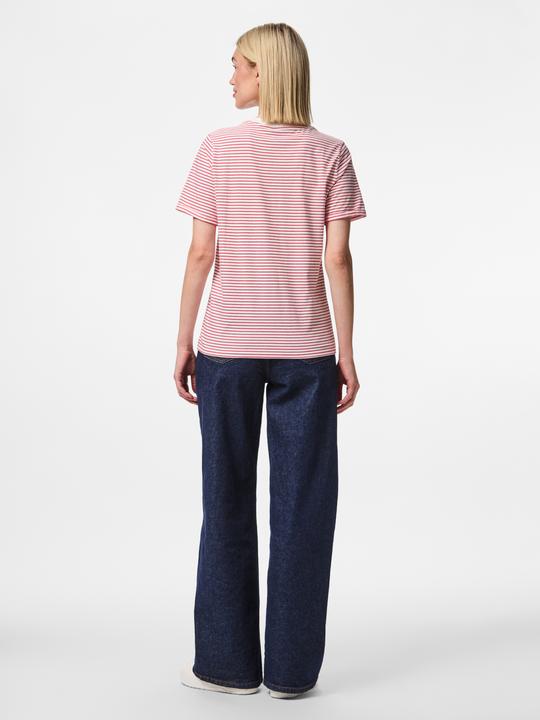 Produktbild Pieces Pcria Ss Fold Up Tee Stripes Noos Bc (S)