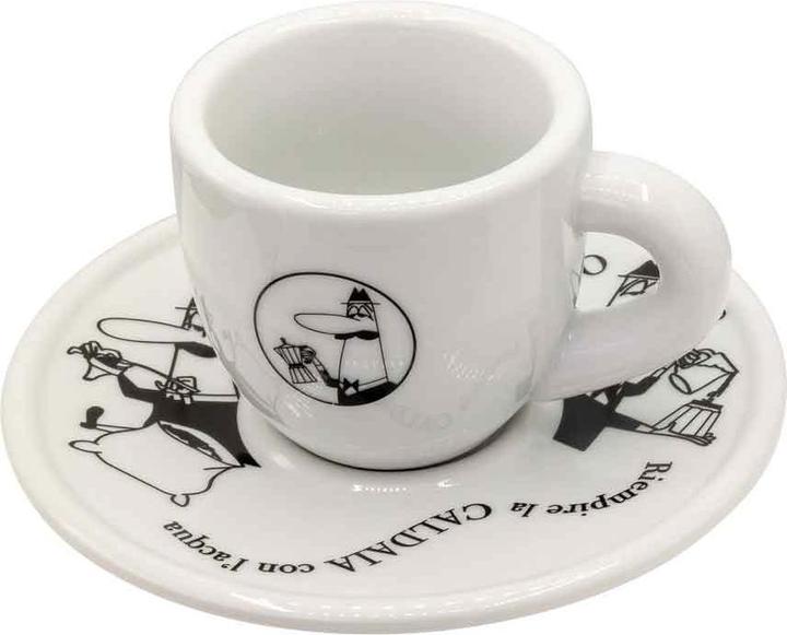 Immagine prodotto Bialetti Y0TZ033 Set di 4 tazze demitasse Carosello (50 ml, 4 x)
