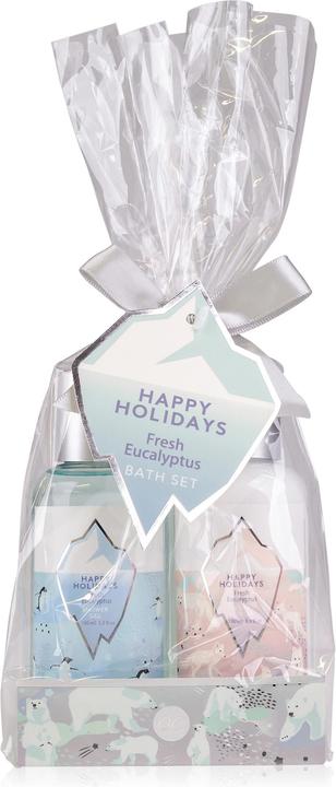 Roost Badeset Happy Holidays 6054260 Duschgel, Bodylotion 100ml (Körperpflegeset)