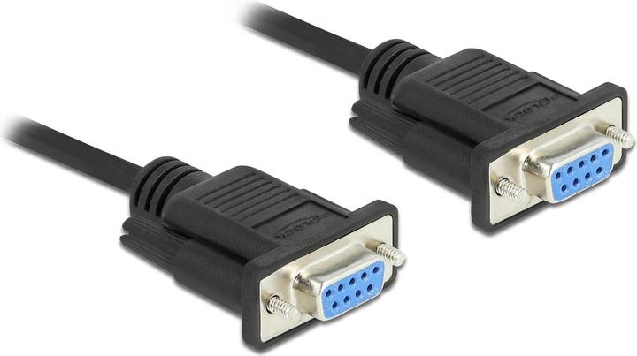Immagine prodotto Delock Cavo di connessione null modem RS-232 DB9, (f-f) 2 m (2 m, Cavi industriali)