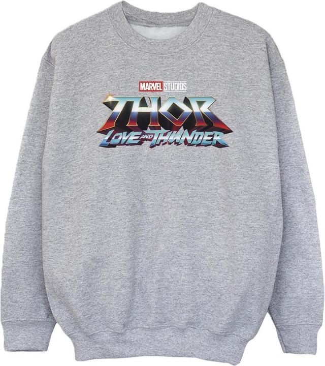 Thor Love And Thunder Logo Sweatshirt Mädchen