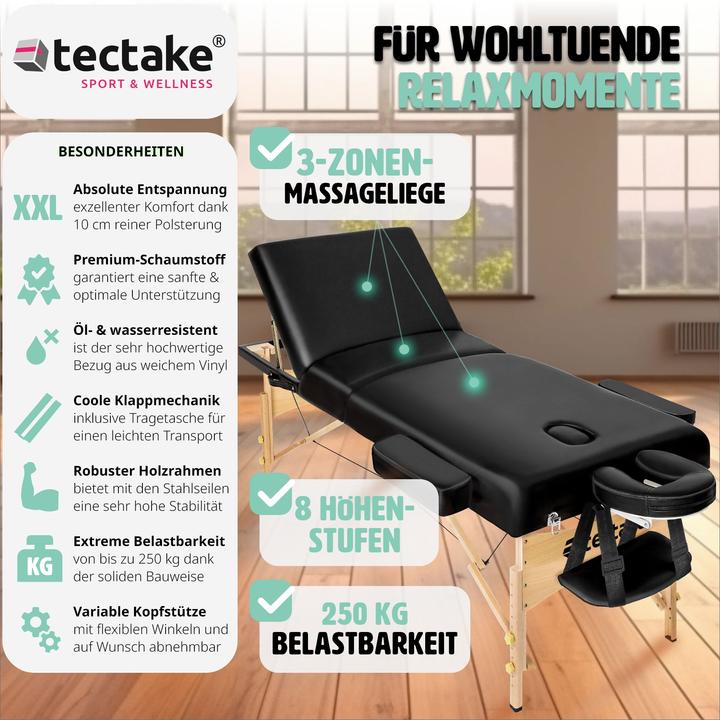 Image du produit tectake Table de massage