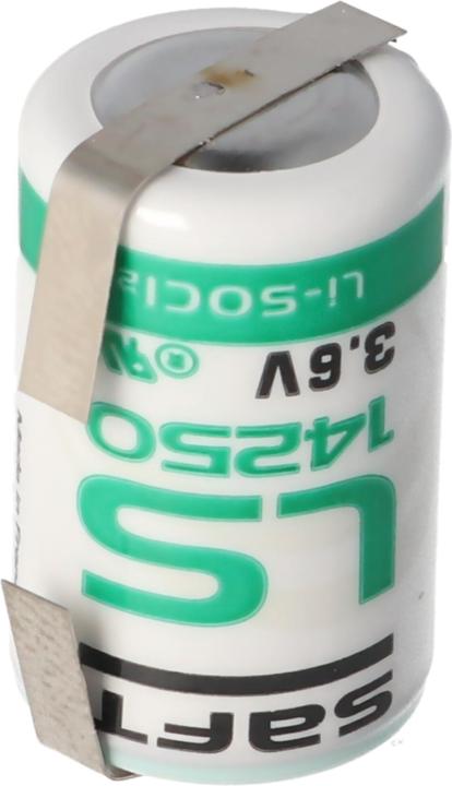 Produktbild Saft Batterie LS14250CNR, Size 1/2 AA, Lötfahnen U-Form (1 Stk., 1/2 AA, 1100 mAh)