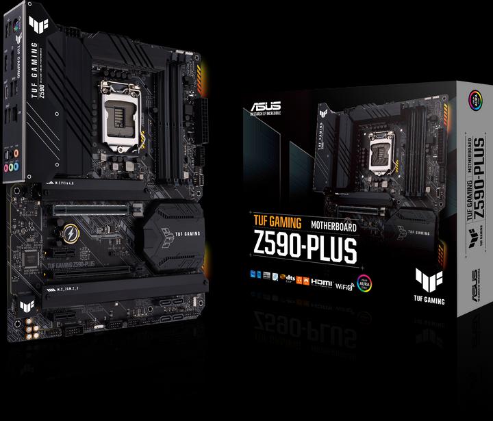 Produktbild ASUS TUF GAMING Z590-PLUS (LGA 1200, Intel Z590, ATX)