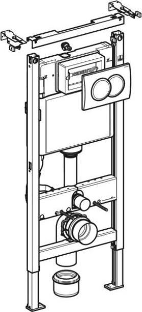 Productafbeelding Geberit Frame In Wand Delta Tank