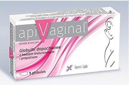 Immagine prodotto Sanofi APIVAGINAL 5 Globuli con Acido Ialuronico e Propoli Femi Labor (Lozione per il lavaggio intimo)