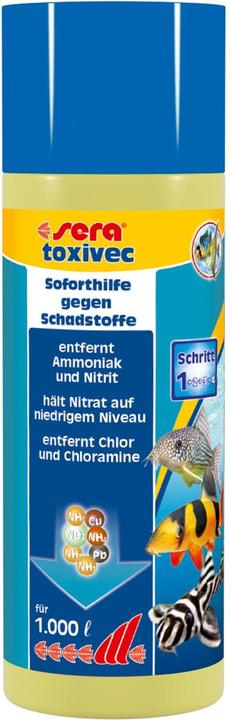 Image du produit Sera Toxivec 250ml (Entretien de l'eau de l'aquarium)