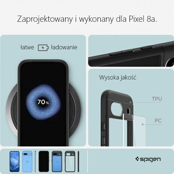 Immagine prodotto Spigen Ultra ibrido Google Pixel 8a czarny/nero ACS07262 (Google Pixel 8)