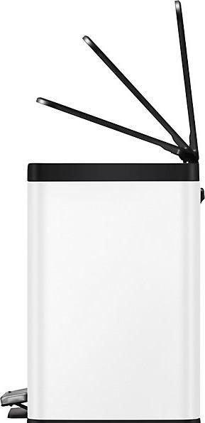 Image du produit EKO Poubelle à pédale Casa III blanc 15+15L (30 l)