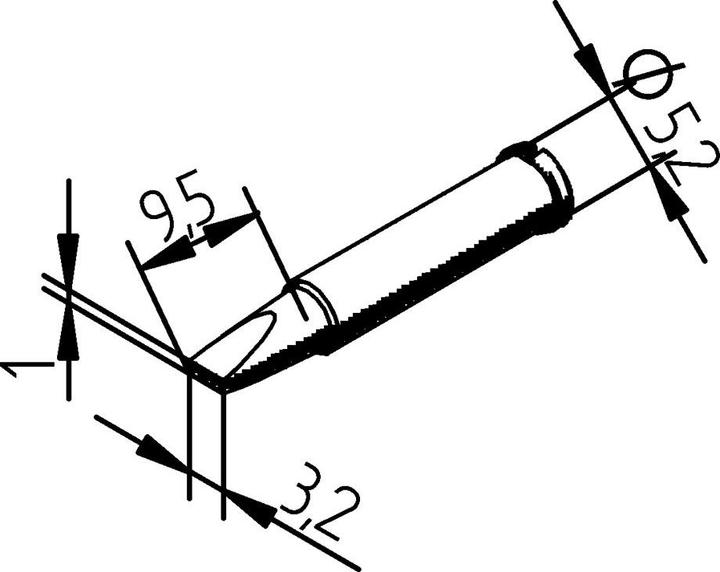 Produktbild Kurtz Ersa Lötspitze 3,2mm meisselförmig (Lötspitze)