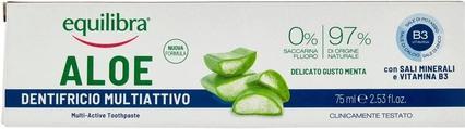 Productafbeelding Equilibra Aloë Gel Triple Action Tandpasta In Tanden Over Actie Aloë Vera 75Ml (75 ml)