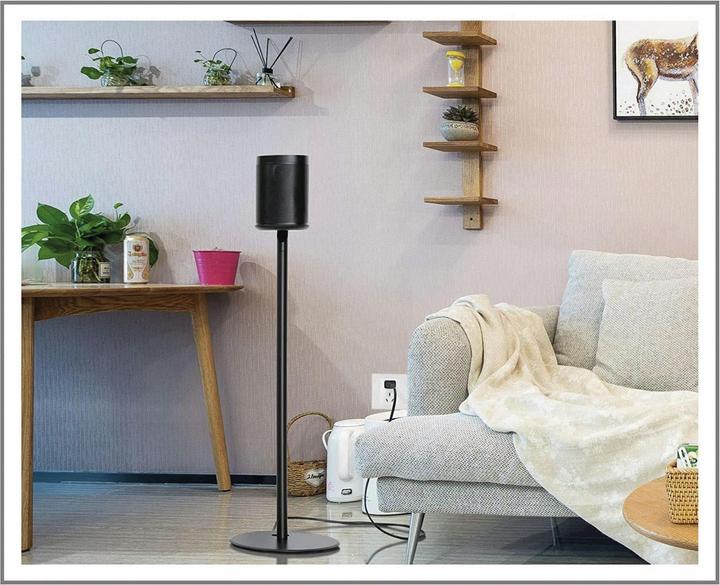 Actual product image Purelink PureMounts® Speaker Stand for SONOS ONE®, black (1 pcs., Stand)