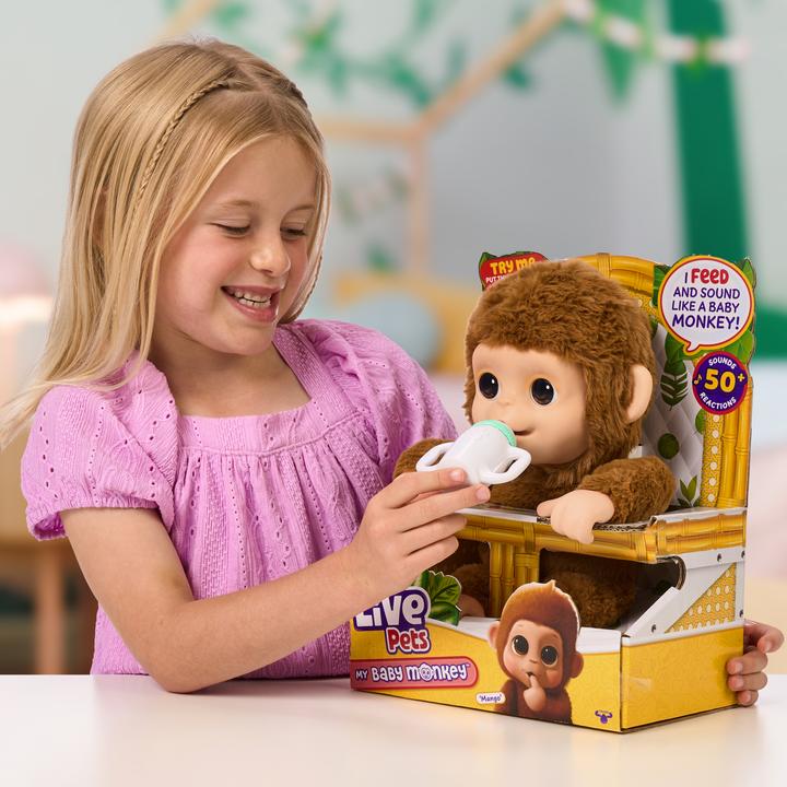Image du produit Little Baby Monkey Live Pets (30 cm)
