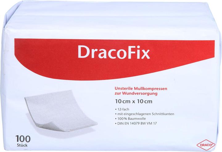 Dr. Dry DRACOFIX OP KOM unsteril 10x10 12fach, 100 St KOM
