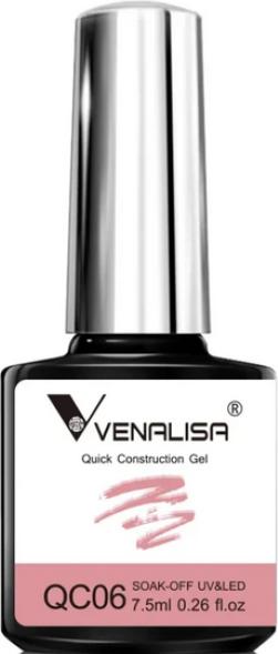 Venalisa Quick Construction Gel Mauve UV/LED (Mauve, UV-Gel Lack)