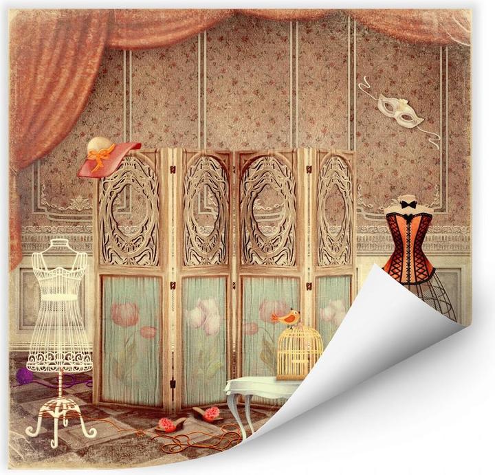 Image du produit Trenddeko Dressing-room d'une princesse (70 x 70 cm)