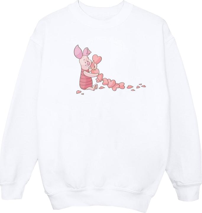 Disney Winnie The Pooh Piglet Chain Of Hearts Sweatshirt (M)