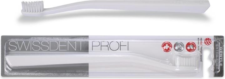 Produktbild Swissdent PROFI Gentle Zahnbürste Extra-Soft Weiss (1 Stk) (Extra weich, 1 x)