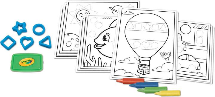 Actual product image Crayola Mini Kids My First stamp set