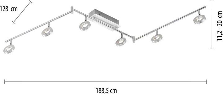 Produktbild Paul Neuhaus LED Deckenlampe IP44 matt IP44 Badleuchte (4500 lm)