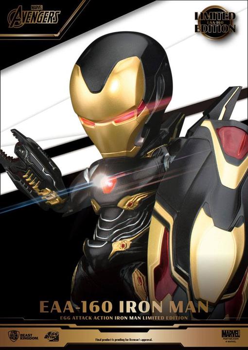 Image du produit Beast Kingdom Avengers Infinity War Egg Attack figurine Iron Man Mark 50 Limited Edition 16 cm