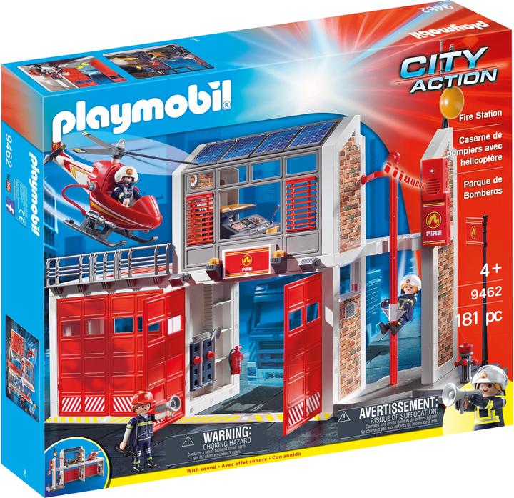 Playmobil Grosse Feuerwache (9462, Playmobil City Action)