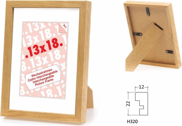 Actual product image Debex clip-on picture frame (15 x 20 cm)